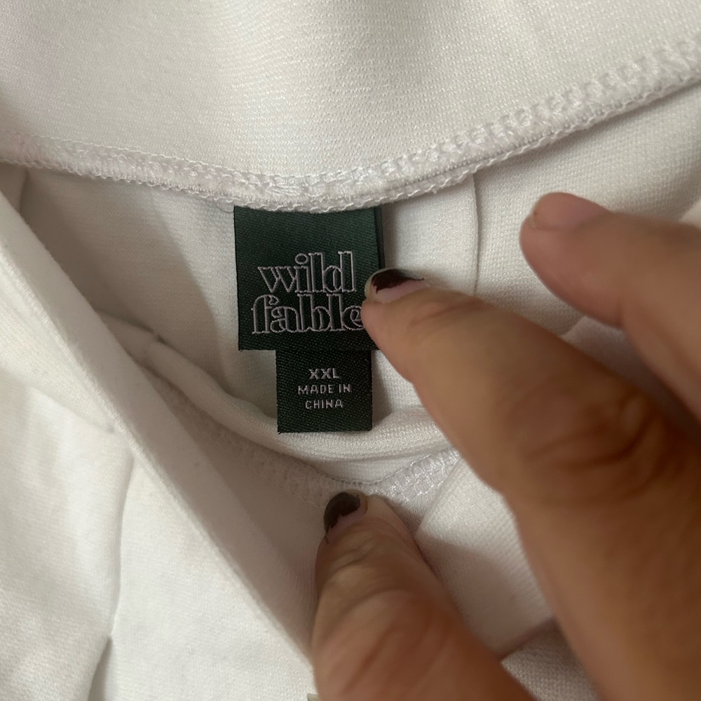 Wild Fable White mini tennis skirt XXL - Picture 4 of 4